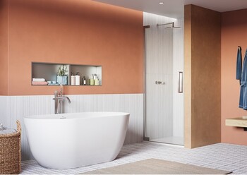 Crosswater | Asura| AUHDSC0800 | 800Mm Hinged Shower Door