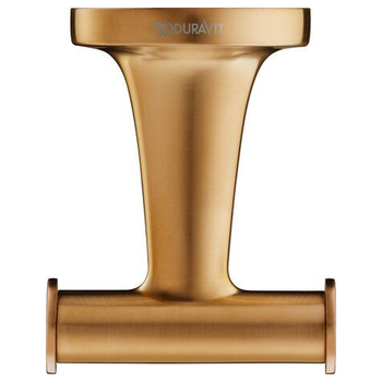 Duravit Starck T 0099300400 Double Towel Hook Brushed Bronze