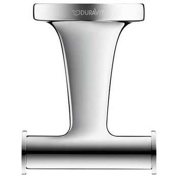 Duravit Starck T 0099301000 Double Towel Hook Chrome