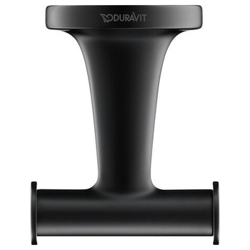 Duravit Starck T 0099304600 Double Towel Hook Black Matt