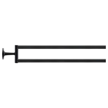 Duravit Starck T 0099414600 Swivel Arm Towel Rail Black Matt