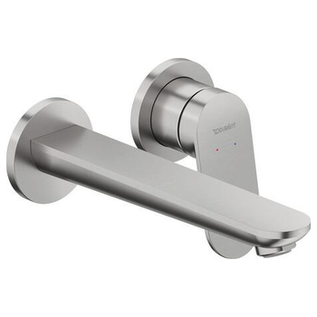 Duravit Wave WA1070004070 Single Lever Basin Mixer Brushed Stainless Steel