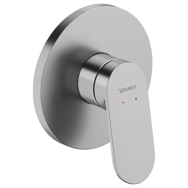 Duravit | Wave | WA4210007070 | Bath Shower Mixer | Stainless Steel
