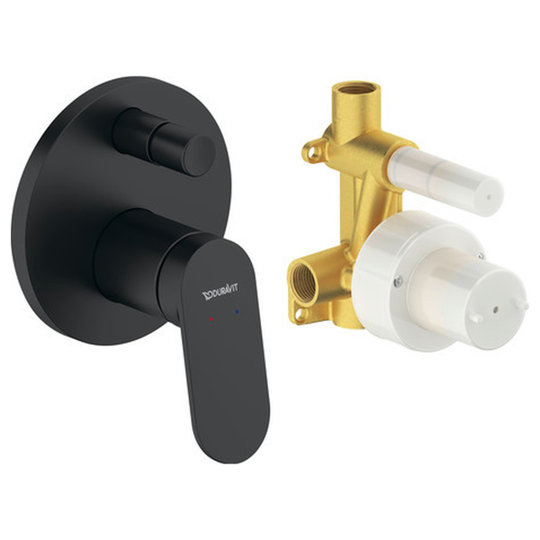 Duravit | Wave | WA4210008046 | Bath Shower Mixer | Black