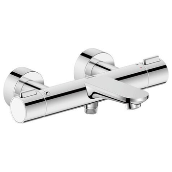 Duravit Wave WA5220000010 Thermostatic Bath Mixer For Exposed Installation Chrome