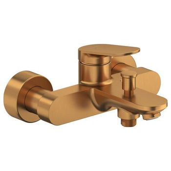 Duravit Wave WA5230000004 Single Lever Bath Mixer For Exposed Installation Brushed Bronze