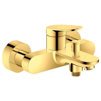 Duravit Wave WA5230000034 Single Lever Bath Mixer For Exposed Installation Polished Gold
