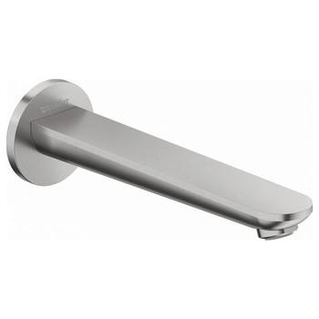 Duravit Wave WA5240010070 Bath Spout Brushed Stainless Steel