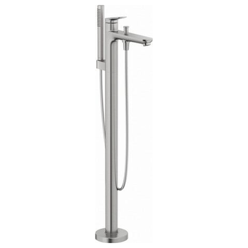 Duravit Wave WA5250000070 Freestanding Bath Mixer Brushed Stainless Steel