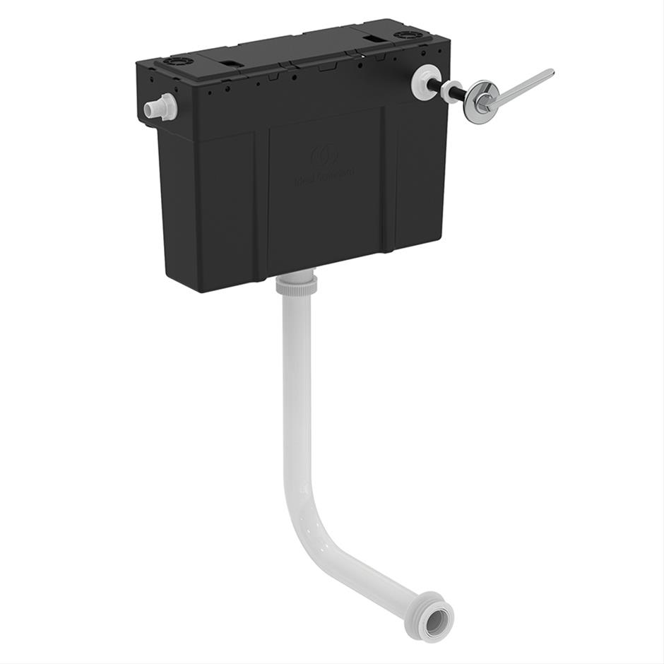 Armitage Shanks S1347AA Conceala 3 cistern, side inlet, syphon lever operated, single flush, includes lever
