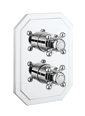 Crosswater Belgravia BLCB1000LBPC Crossbox 1 Outlet Trim & Levers Chrome