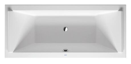 Duravit Starck 700338 Bath 1800 x 800mm 2 back rest with central waste