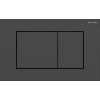 Geberit Sigma 40 115.629.14.1 Square Dual Flush Plate Black