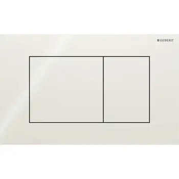 Geberit Sigma 40 115.629.JL.1 Square Glass Dual Flush Plate Sand Grey