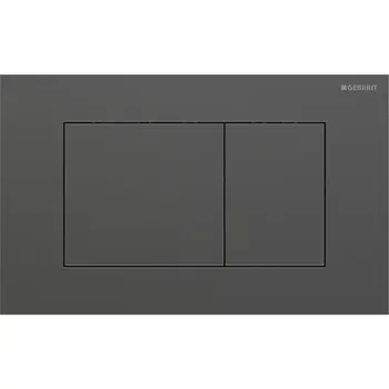 Geberit Sigma 40 115.629.QD.1 Square Dual Flush Plate Black Chrome