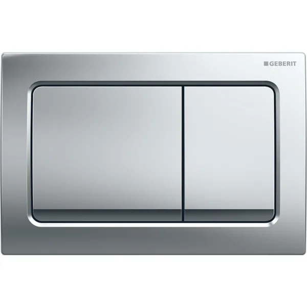 Geberit Alpha01 115.055.21.1 Bright Chrome Dual Flush Plate