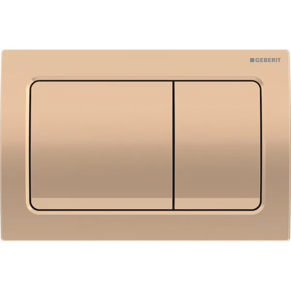 Geberit Alpha01 115.055.QA.1 Red Gold Dual Flush Plate