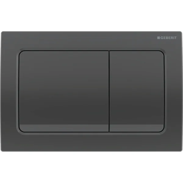 Geberit Alpha01 115.055.QC.1 Black Chrome Dual Flush Plate