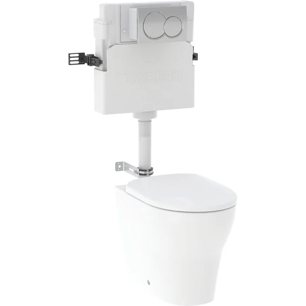 Geberit Selnova Alpha 118.363.21.2 Back To Wall Toilet Pack