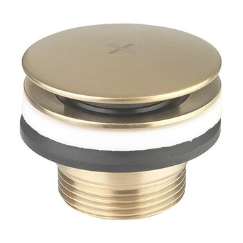 Crosswater Universal BSW0290F Basin Waste Brushed Brass