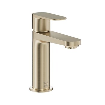 Crosswater Drift DR110DNF Basin Tap Brushed Brass