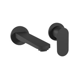 Crosswater Drift DR120WNM Wall Mounted 2 Hole Basin Set Matt Black