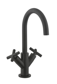 Crosswater MPRO PRC110DNM Crosshead Basin Monobloc Matt Black