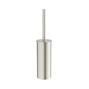 Crosswater MPRO PRO025V_V2 Wall Mounted Toilet Brush Holder Brushed Stainless Steel Effect