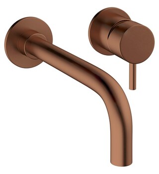 Crosswater MPRO PRO120WNBZ Wall Mounted 2 Hole Set Brushed Bronze