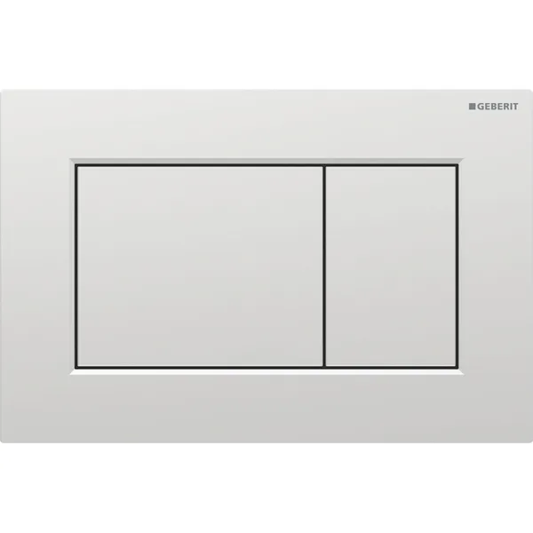 Geberit Sigma01 115.660.JQ.1 Square Dual Flush Plate Matt Chrome