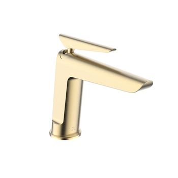 Crosswater Foile FO110DNF Basin Monobloc Brushed Brass