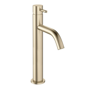 Crosswater MPRO PRO112DNF Tall Basin Mixer Brushed Brass