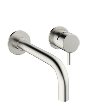 Crosswater MPRO PRO120WNV Wall Mounted 2 Hole Set Brushed Stainless Steel Effect