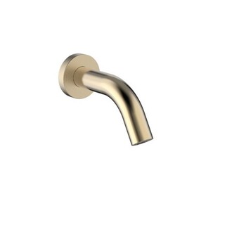 Crosswater MPRO PROX0160WF_135 Sensor Basin Wall Mounted Spout Brushed Brass