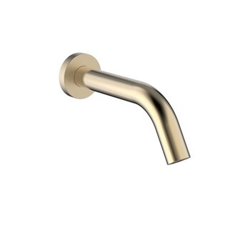 Crosswater MPRO PROX0160WF_220 Sensor Basin Wall Mounted Spout Brushed Brass