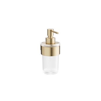 Crosswater Velo VE011F Wall Mounted Soap Dispenser Brushed Brass