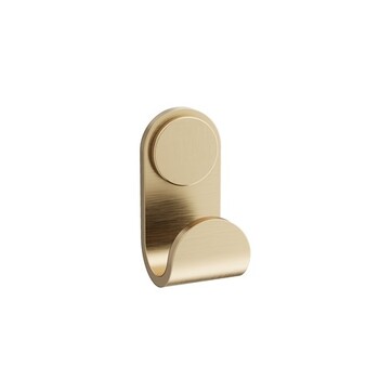 Crosswater Velo VE021F Robe Hook Brushed Brass