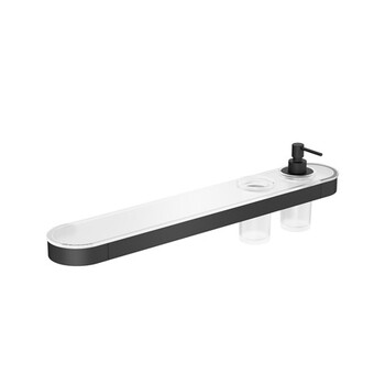 Crosswater Velo VE040M 60cm Dispenser Shelf Matt Black
