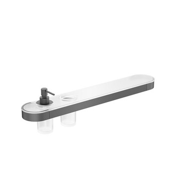 Crosswater Velo VE040T 60cm Dispenser Shelf Slate