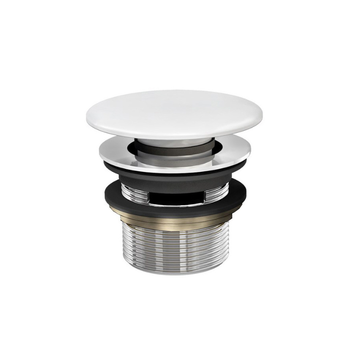 Clearwater CLCW1N Click-Clack Slotted Bath Waste Gloss Finish Natural Stone Cover