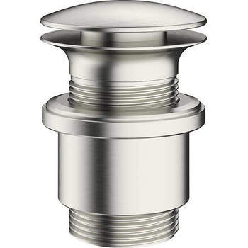 Crosswater PRO0101V MPRO Unslotted Click Clack Basin Waste Brushed Stainless Steel