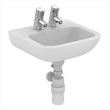 Armitage Shanks S215801 Portman 21 40Cm Two Taphole Basin