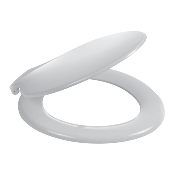 Celmac Saxon SSA21WH Standard Close Toilet Seat & Cover With Plastic Bottom Fix Hinge White