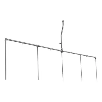 Armitage Shanks Sanura 21 S6224MY Exposed Flush Pipes 5 Urinals