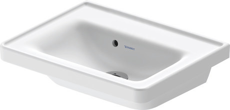 Duravit D-Neo 0742500060 500x400 No Tap Hole Cloakroom Basin White