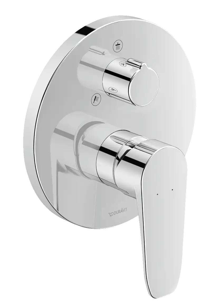 Duravit B.1 B14210012010 2 Outlet Concealed Shower Mixer Chrome