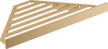 Hansgrohe AddStoris Q 41741140 Corner Basket Brushed Bronze