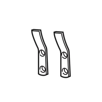 Armitage Shanks Sanura S927567 Urinal Hangers (pair)